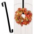 Wreath Hangers for Front Door, Wreath Hook Holder,Over The Door Hanger Hooks,Metal Garland Hangers Hook for Halloween Christmas Decorations Porch Decor
