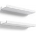 Floating Shelves Wall Mounted Set of 2, Modern Shelves for Bedroom, Nursery Shelves with Lip, Display Picture Ledge Shelf for Wall Decor Living Room Bathroom Kitchen