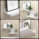 Floating Shelves Wall Mounted Set of 2, Modern Shelves for Bedroom, Nursery Shelves with Lip, Display Picture Ledge Shelf for Wall Decor Living Room Bathroom Kitchen