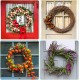 Wreath Hanger, Large Suction Cup Wreath Hooks, Heavy Duty, 22 LB Capacity, Removable and Reusable, Clear, 2 Pcs