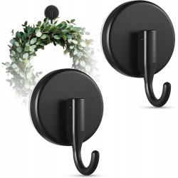 Suction Cup Wreath Hanger, Heavy Duty Reef Hook for Glass Front Door/Window/Over Door, Christmas/Thanksgiving/Halloween/Easter/Valentine/Spring/Summer/Fall