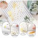80 Pack of White Paper Cocktail Napkins with Gold Foil Polka Dot Confetti，Polka Dot Party Supplies