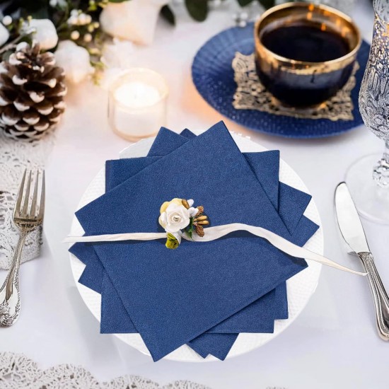 100-Count 2-Ply Cocktail Napkins - Napkins Disposable Premium Quality - for Party,Bar,Weddings,Birthday,Father's Day