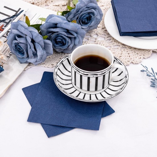 100-Count 2-Ply Cocktail Napkins - Napkins Disposable Premium Quality - for Party,Bar,Weddings,Birthday,Father's Day